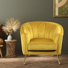 Argos Velvet Armchair